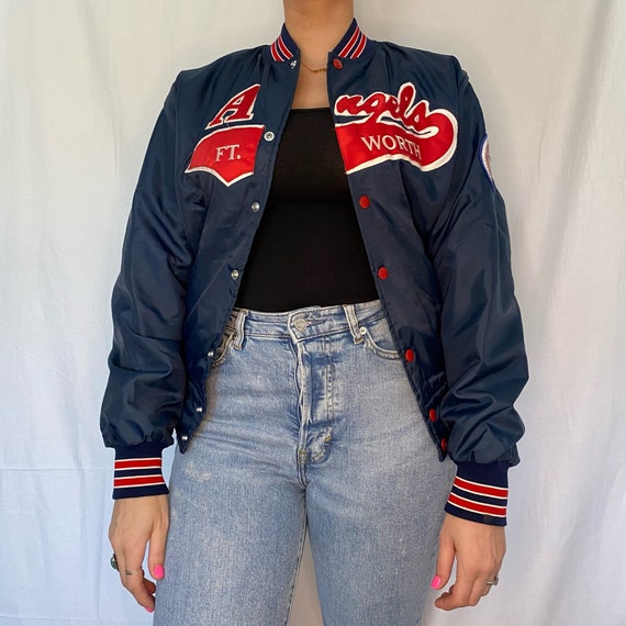 Vintage Bomber Jacket Angels Ft Worth - image 2