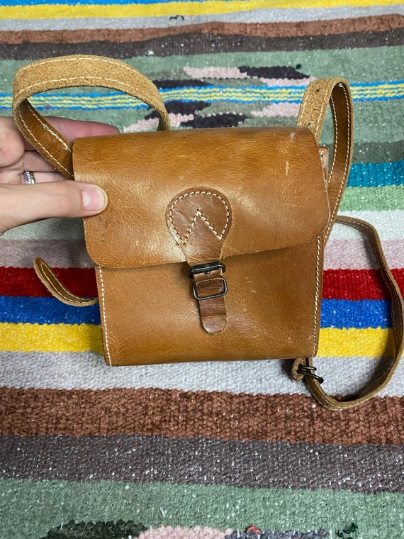 Vintage Pier 1 Imports Leather Shoulder Purse