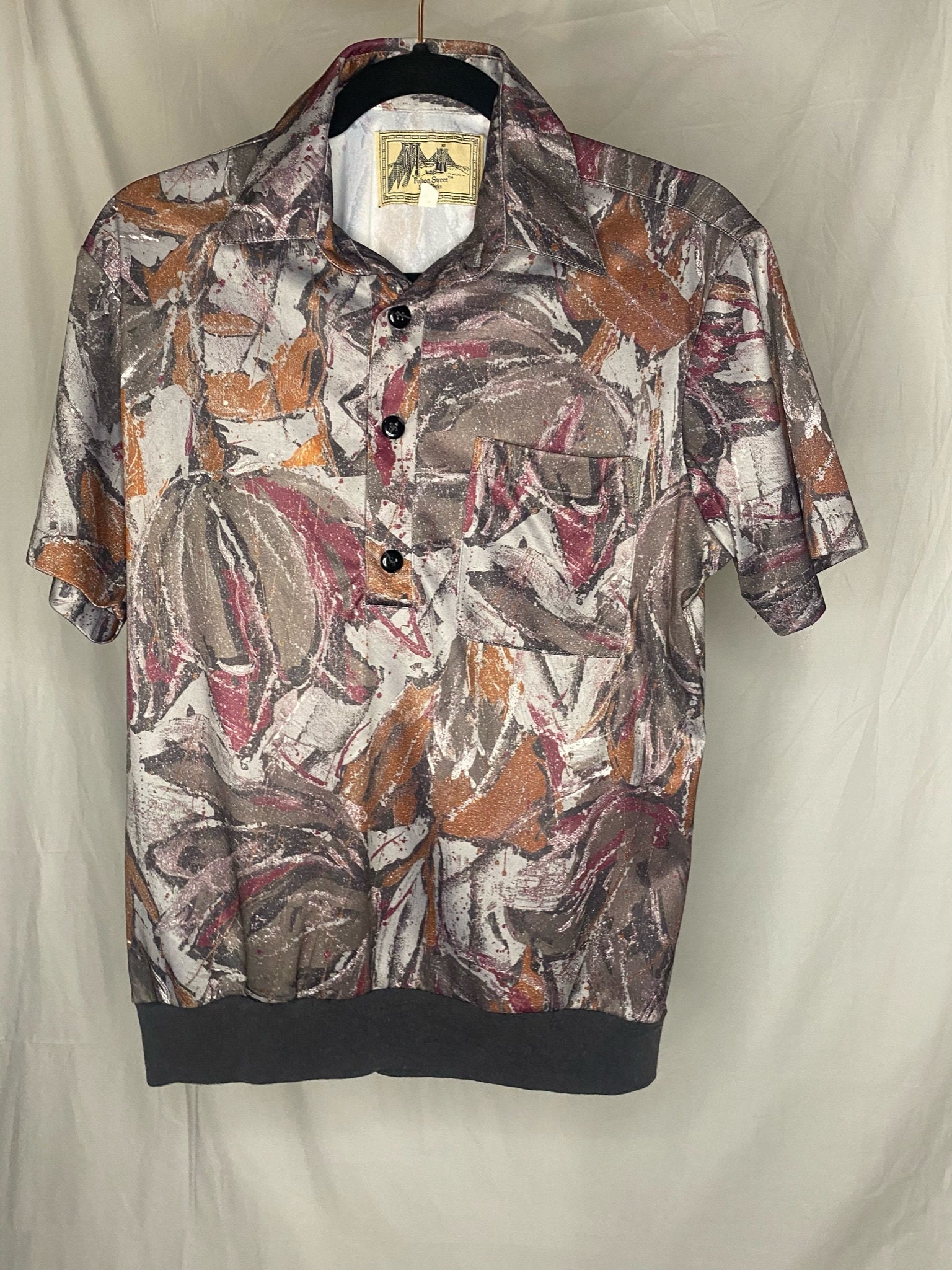 Vintage 70's mens shirts uk Clearance