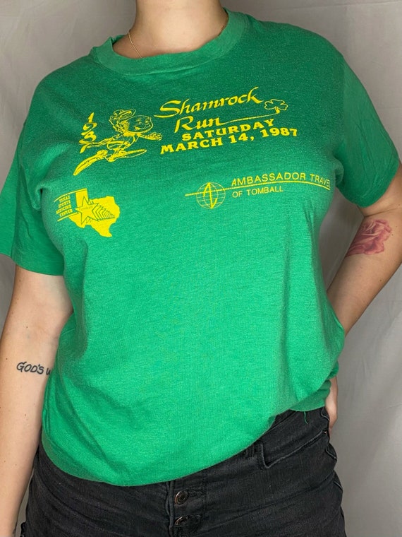 Vintage 87 Shamrock Run T-shirt