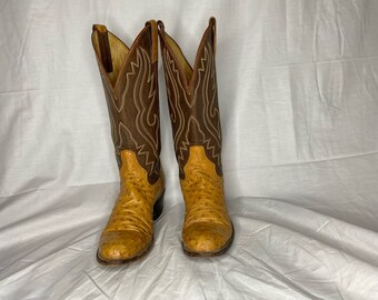 used ostrich boots
