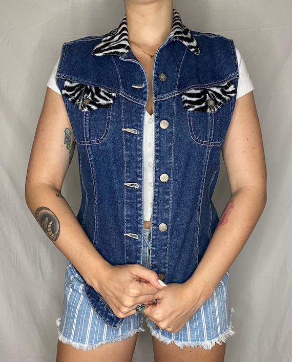 Upcycled Vintage Rodeo Queen Vest - image 2