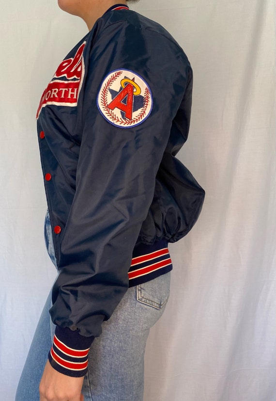 Vintage Bomber Jacket Angels Ft Worth - image 3