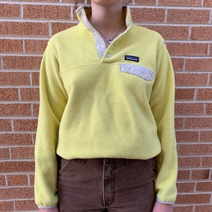 Yellow patagonia fleece online