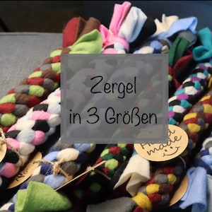 Hundespielzeug Zergel in 3 verschiedenen Größen Ziehspielzug Bild 1