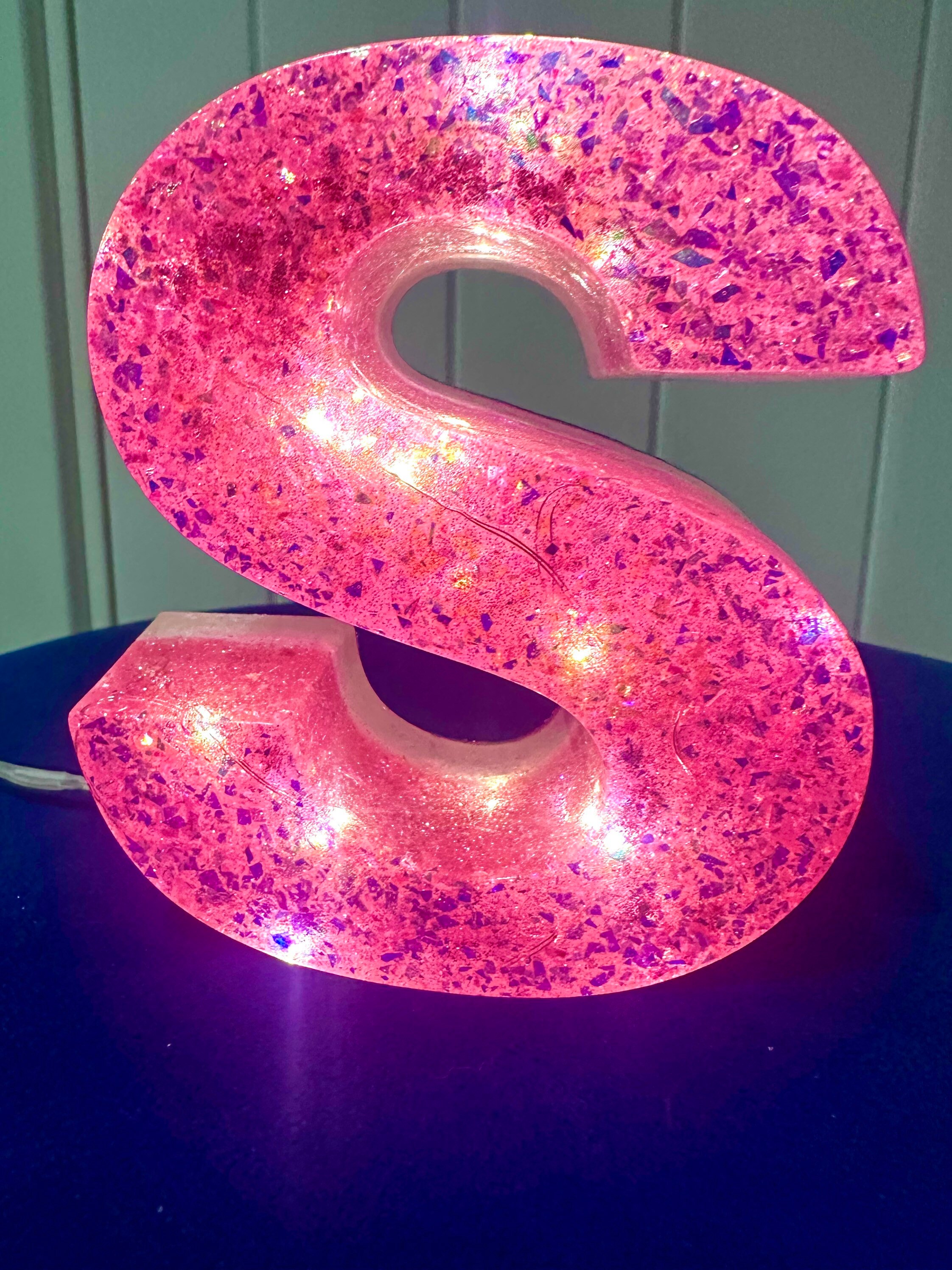 Custom Any Colour Large Light up Letter Lamps// Battery Etsy UK