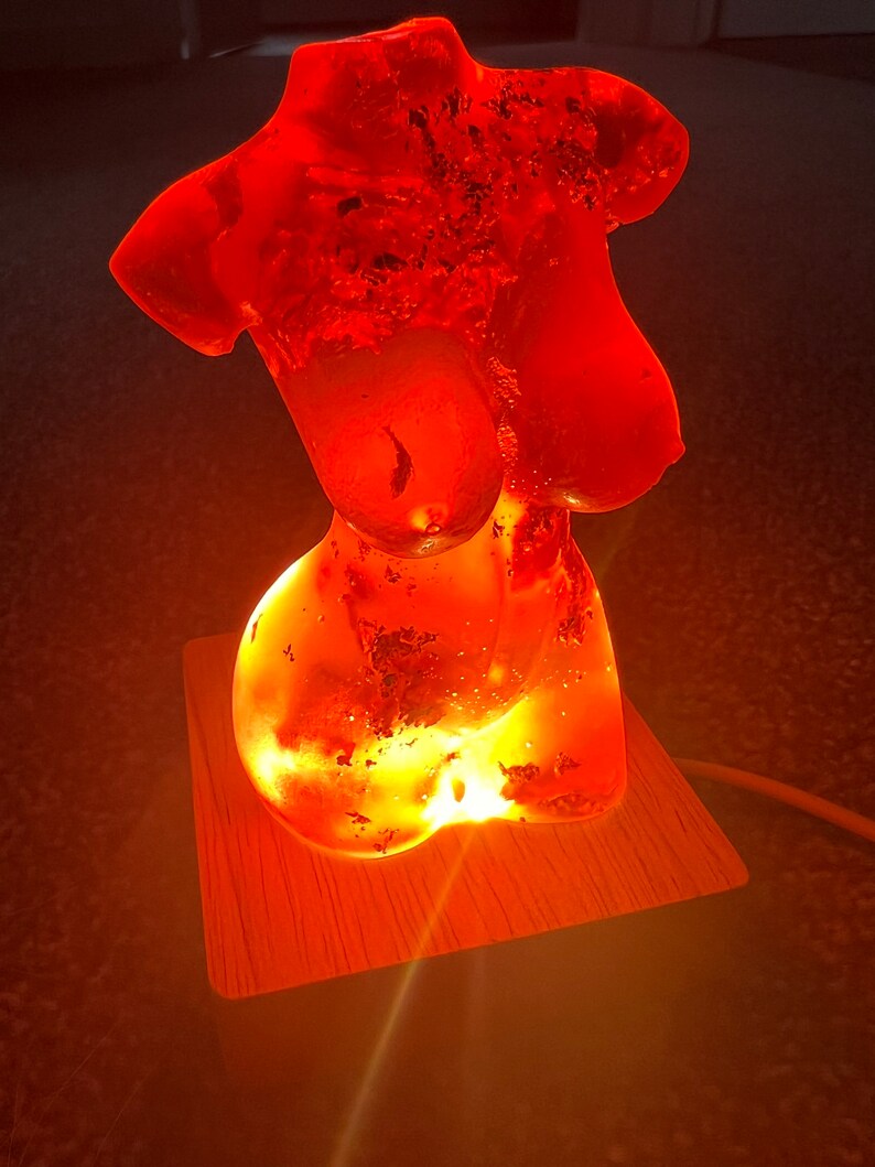 CUSTOMISABLE Body Torso Lamp// Goddess Torso Light, Mannequin Torso