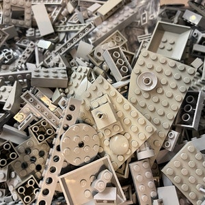 1/2 pound LEGO ® bricks, Light Gray.