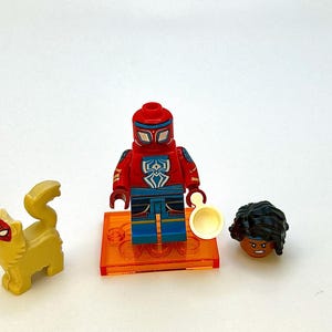 Spider-Man India, Pavitr Prabhakar  LEGO® collectable Minifigure series Spider-Man 71050.