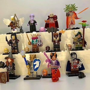 Limited Edition Dungeons and Dragons LEGO Minifigures Set - Full 12 Characters