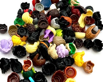 10 Pack assorted LEGO ® minifigure Hair / wig.