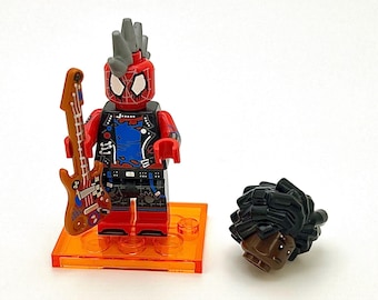 Spider-Punk, Hobie Brown   LEGO® collectable Minifigure series Spider-Man 71050.
