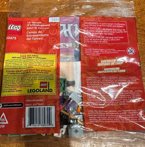 Tournament Training Ground LEGO ® NINJAGO Set 30675 – New Sealed