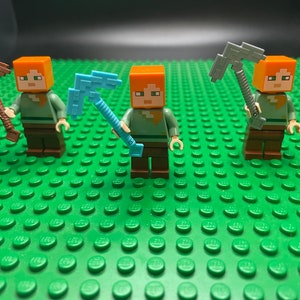 LEGO Minecraft: Steve Minifigure with Pickaxe