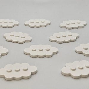 Paquet de 10 tuiles nuage LEGO ®, 3 x 5 pouces.