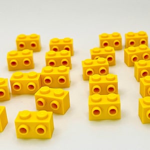 20 Pack Brick, Modified 1 x 2 with Studs on 1 Side LEGO ® piece.