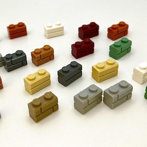 20 Pack Masonry  brick 1x2 LEGO ®, your choice of color.