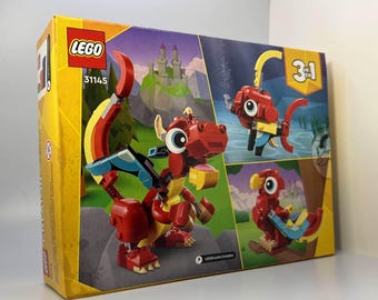 Red Dragon LEGO ® Creator 3-in-1 Set 31145 – New Sealed, Fire