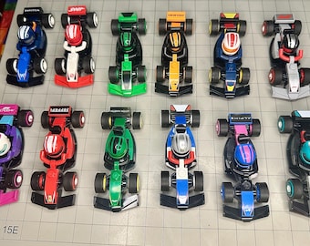 F1 collectable LEGO racecars Set - Full 12 cars.