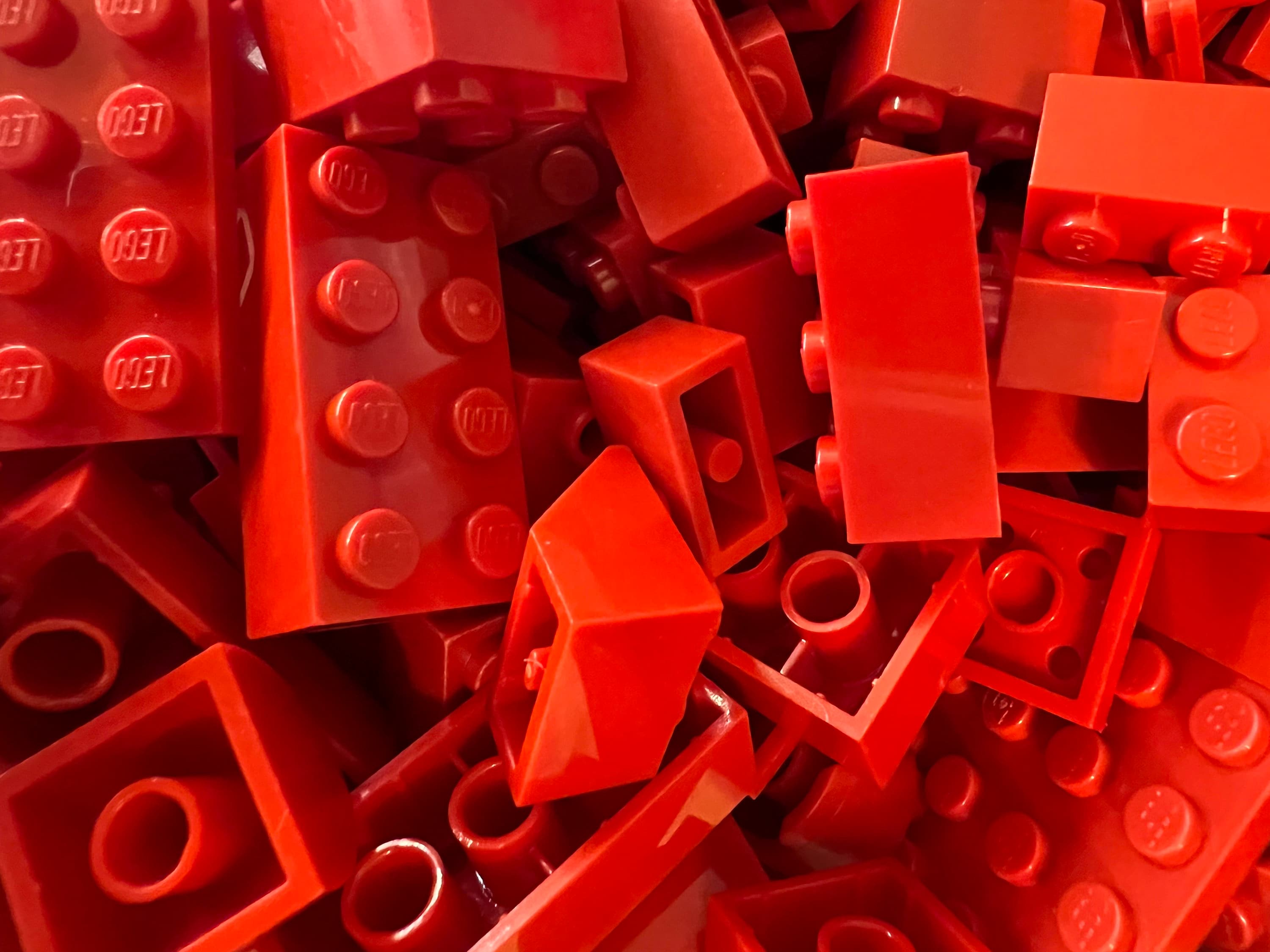 1 2 Pound LEGO Bricks Red. Etsy