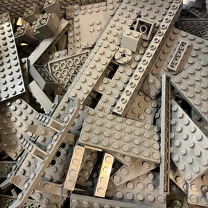 1/2 pound LEGO ® bricks, Dark Gray.