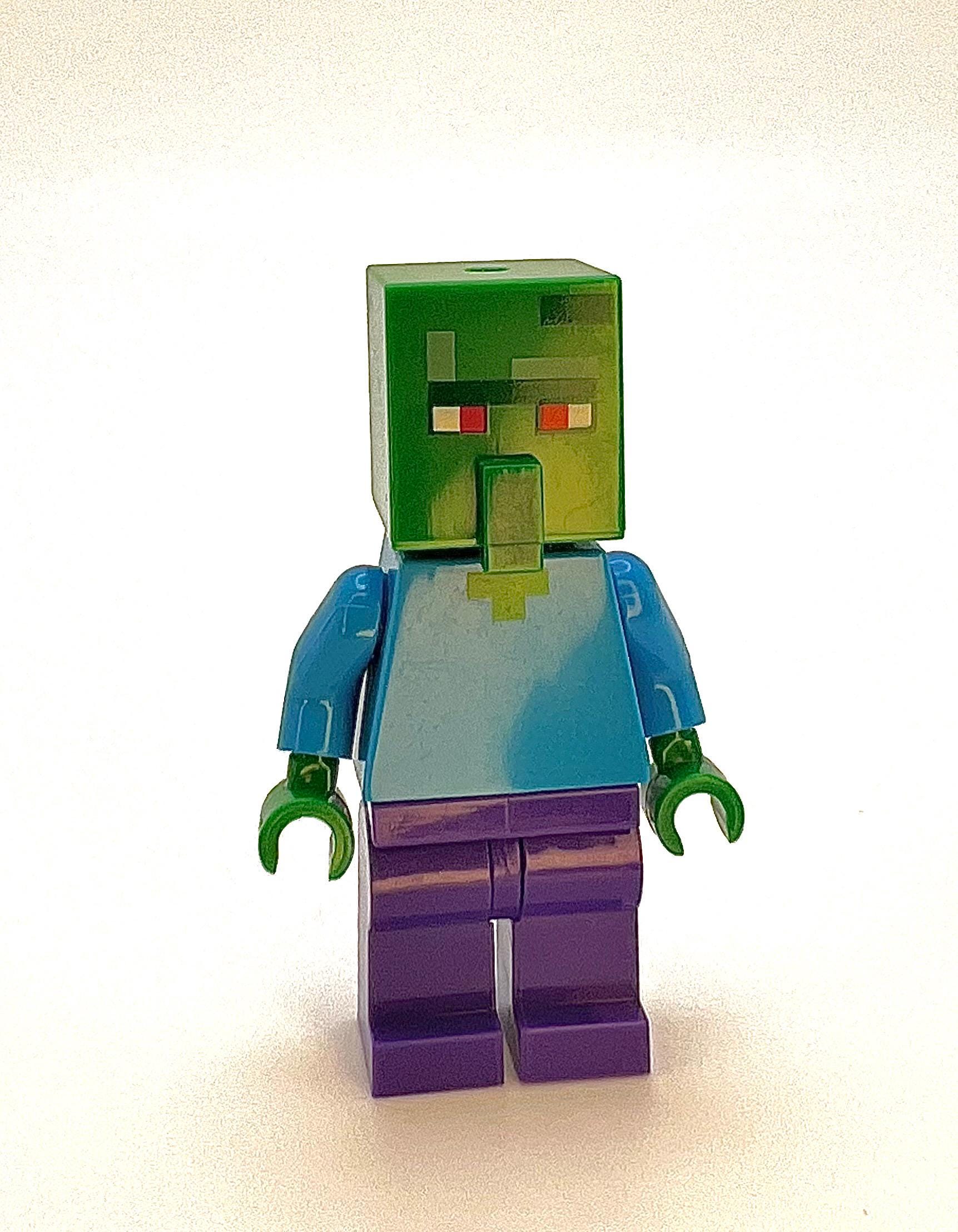 RARE Zombie Villager - Dark Azure Torso LEGO ® Minecraft