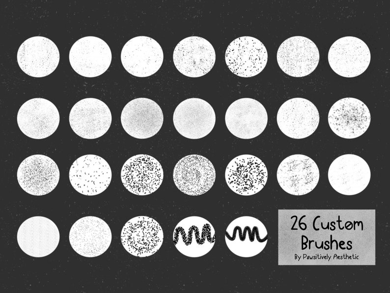 Noise Procreate Brush Grain Texture Brushes Bundle Brush Set Etsy