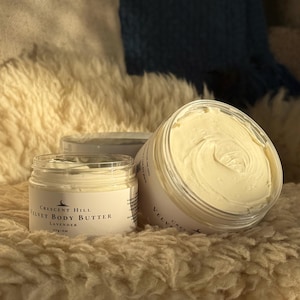 Manteca corporal de lavanda – Hidratante de karité y mango para piel seca