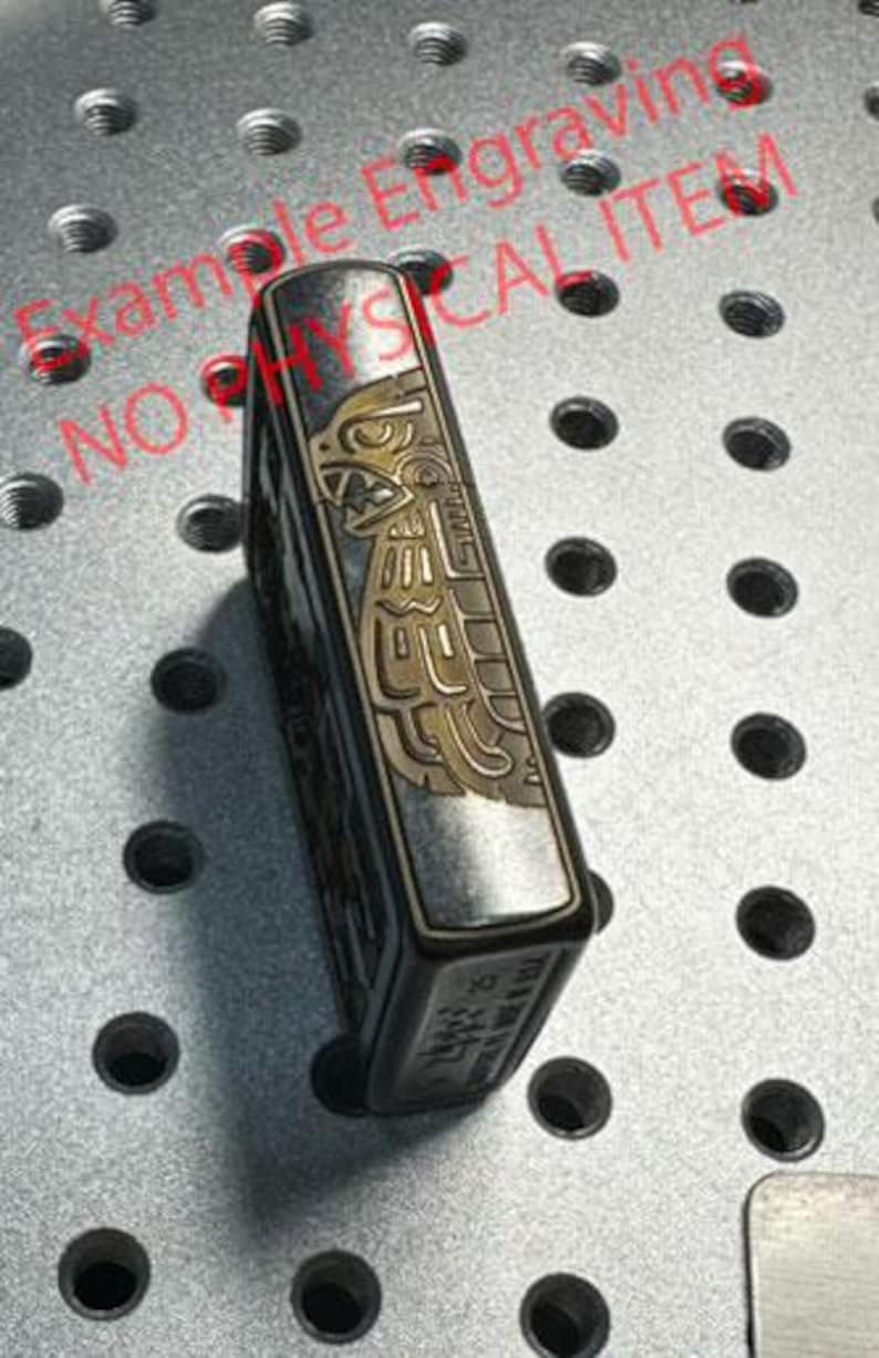 ZIPPO Laser Engraving Design - AZTEC THEME | Lightburn | Zippo Lighter ...