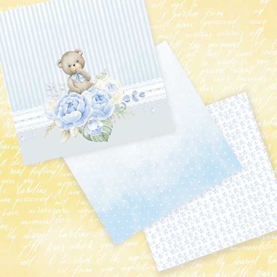 Baby Girl Digital Paper Sweet Baby Scrapbook Background Children Blush Mind  Pattern Girl DIY Printable Newborn Shower Birtday Stickers Cards 