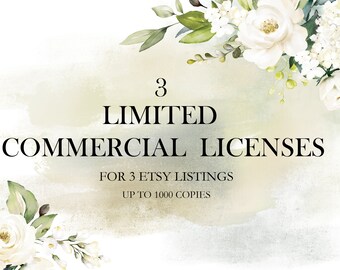 3 Limited Commercial Licenses For 3 Listings, Allow to Create Unlimited Projects for Sale, Allow to Sell up to 1000 units