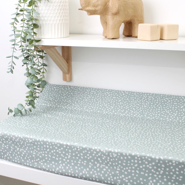 Anti- roll wedge changing mat- Jungle Spots