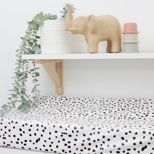 Anti- roll wedge changing mat- Dotty Dalmatian