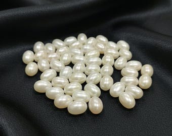 Natuurlijke parelmoer ovale cabochon met platte achterkant, losse gekalibreerde edelsteen, 3 x 5 mm tot 15 x 20 mm
