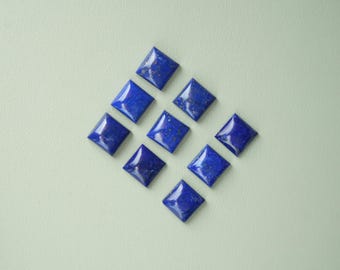 Natural Lapis Lazuli Square Cabochon Loose Gemstones – AAA Quality