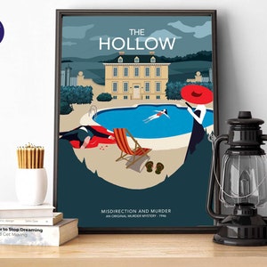 The Hohle, Inspiriertes Design - A4/A3 Drucke, Grußkarten, gerahmter Druck, Filmposter, Buchliebhaber, Mystery, Murder, Krimi