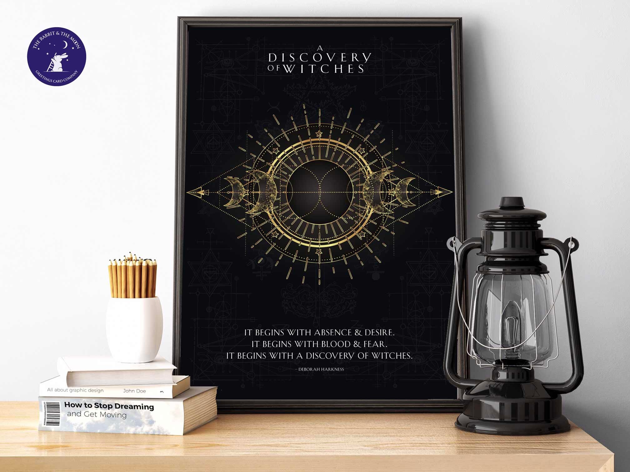 A Discovery of Witches Inspired - It Begins With - Greetings Card, A4/A3, Framed, Print, Birthday, TV , Bishop, Clairmont, Vampire, Witches