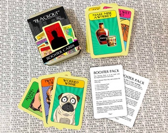 Only Murders inspired - Blackout The Card Game - BOOSTER PACK 1 - Murder Mystery Game, Son of Sam, Mabel, Oliver, Charles, Winnie, Arconia