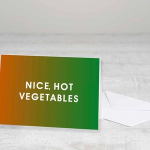 Only Murders Inspired - Nice, Hot Vegetables - A4/A3 Print, Greetings