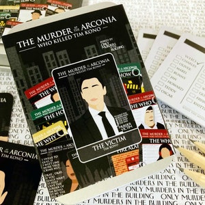 Solo inspirado en asesinatos - Asesinato en Arconia: El juego de cartas - Tim Kono - Misterio de asesinato, Mabel, Oliver, Charles, Arconia, Podcast, Asesino