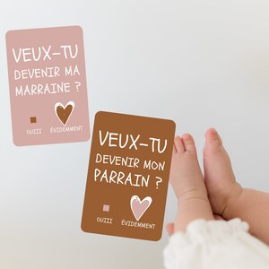 Cartes demande parrain et marraine