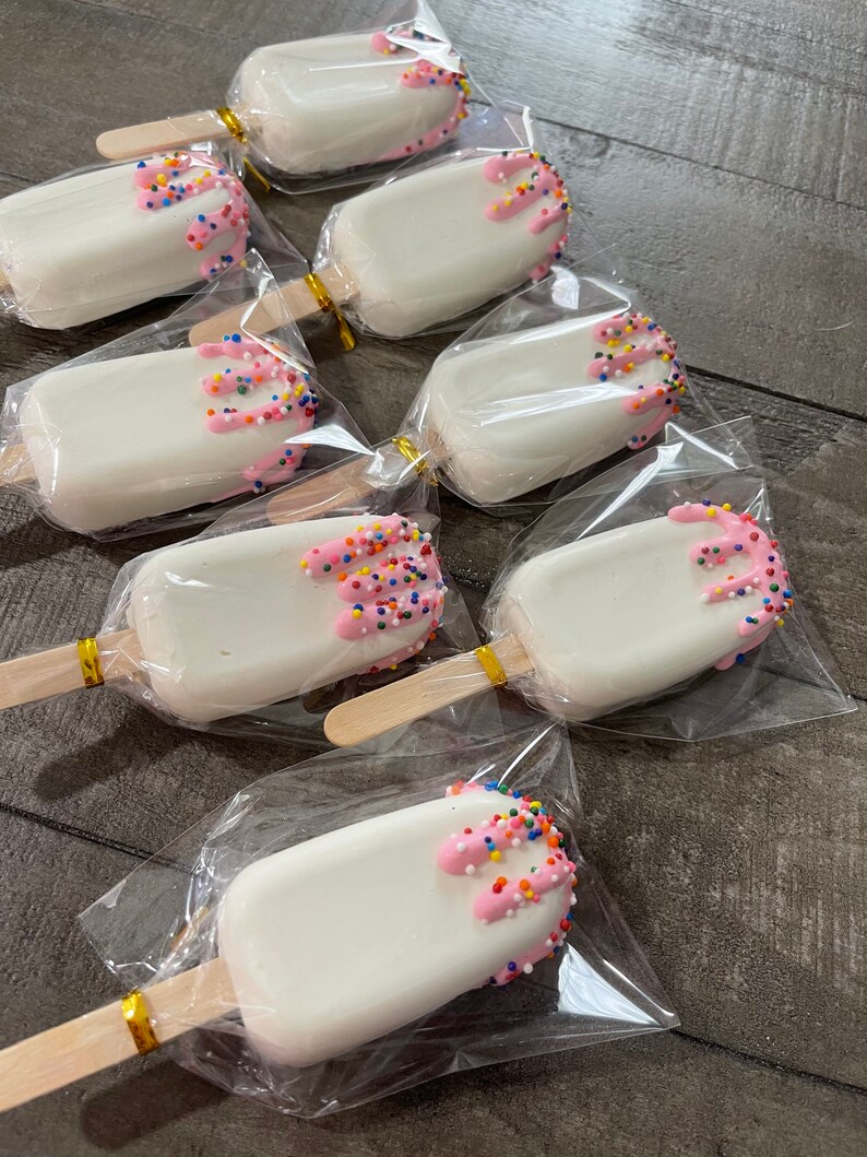Cake Popsicles Etsy