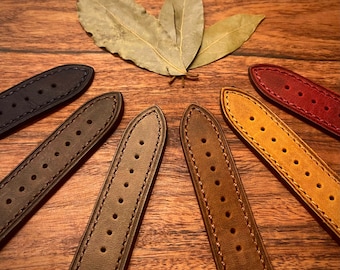 Leather Apple Watch Band 38mm 40mm 41mm 42mm 44mm 45mm, FREE Message Engraving, Handmade watch strap, Christmas Gift, Anniversary gift
