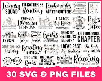 Reading Svg Bundle, Book Svg, Book Lover svg