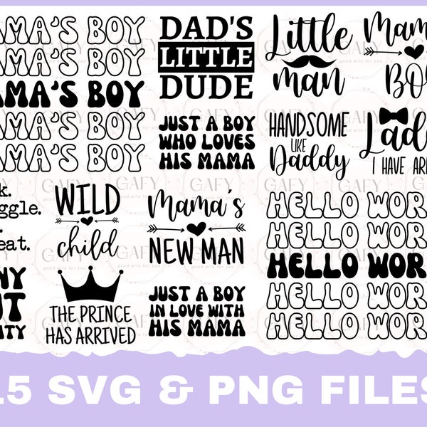 Baby Boy Svg - Etsy