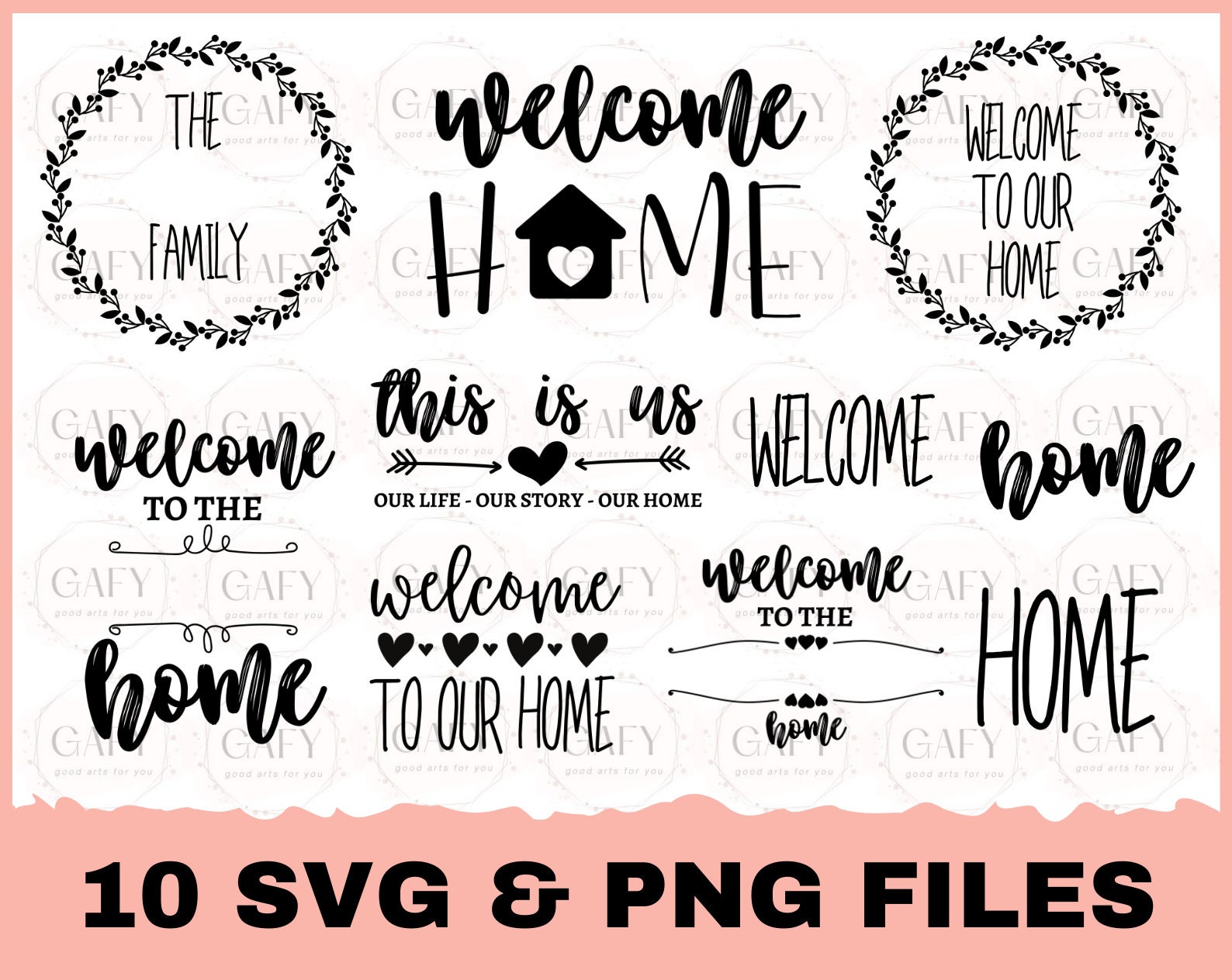 Welcome SVG Bundle, Wedding Welcome Cricut Design Cut File, Farmhouse ...