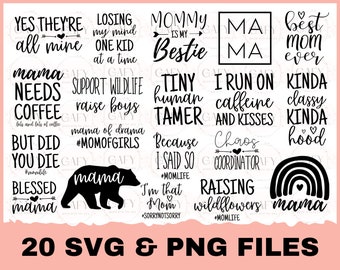 Mom svg bundle, Funny mom quotes svg, Mother svg bundle, Mummy svg, Mother svg, Quotes svg, Sayings svg, Mothers day svg, Svg bundle