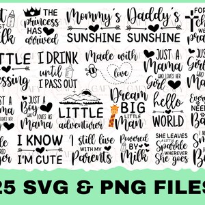 Baby SVG Bundle, Baby SVG, süße Baby Sprüche SVG, Baby Zitat Bundle, Neugeborenen SVG, Willkommen Baby SVG, geschnitten Datei Cricut & Cameo Silhouette