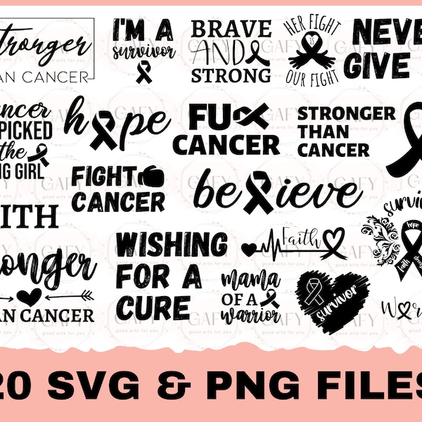 Krebs Awareness SVG Bundle, Brustkrebs SVG geschnitten Dateien, Glaube Krieger svg sofortiger Download, druckbare Vektor ClipArt, Awareness Prints