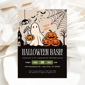 Halloween Party Invitation | Costume Party | Instant Download | Halloween Invitation | Spooky Party Invitation